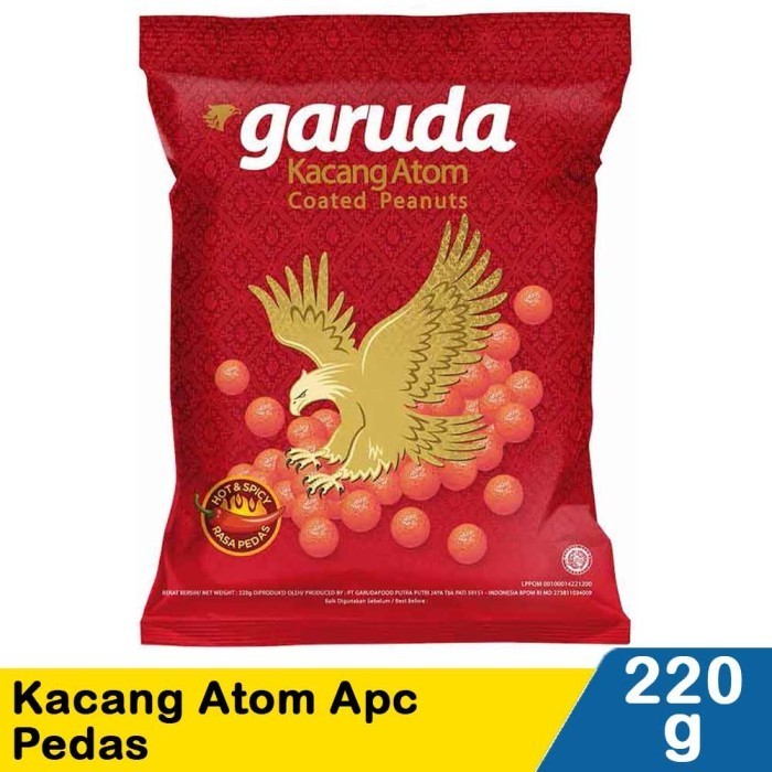 

NEW ITEM SNACK GARUDA KACANG ATOM PEDAS 220G