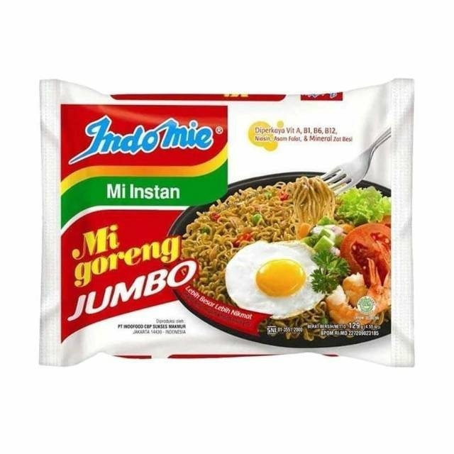 

NEW ITEM NOODLE INDOMIE MI GORENG JUMBO 129g