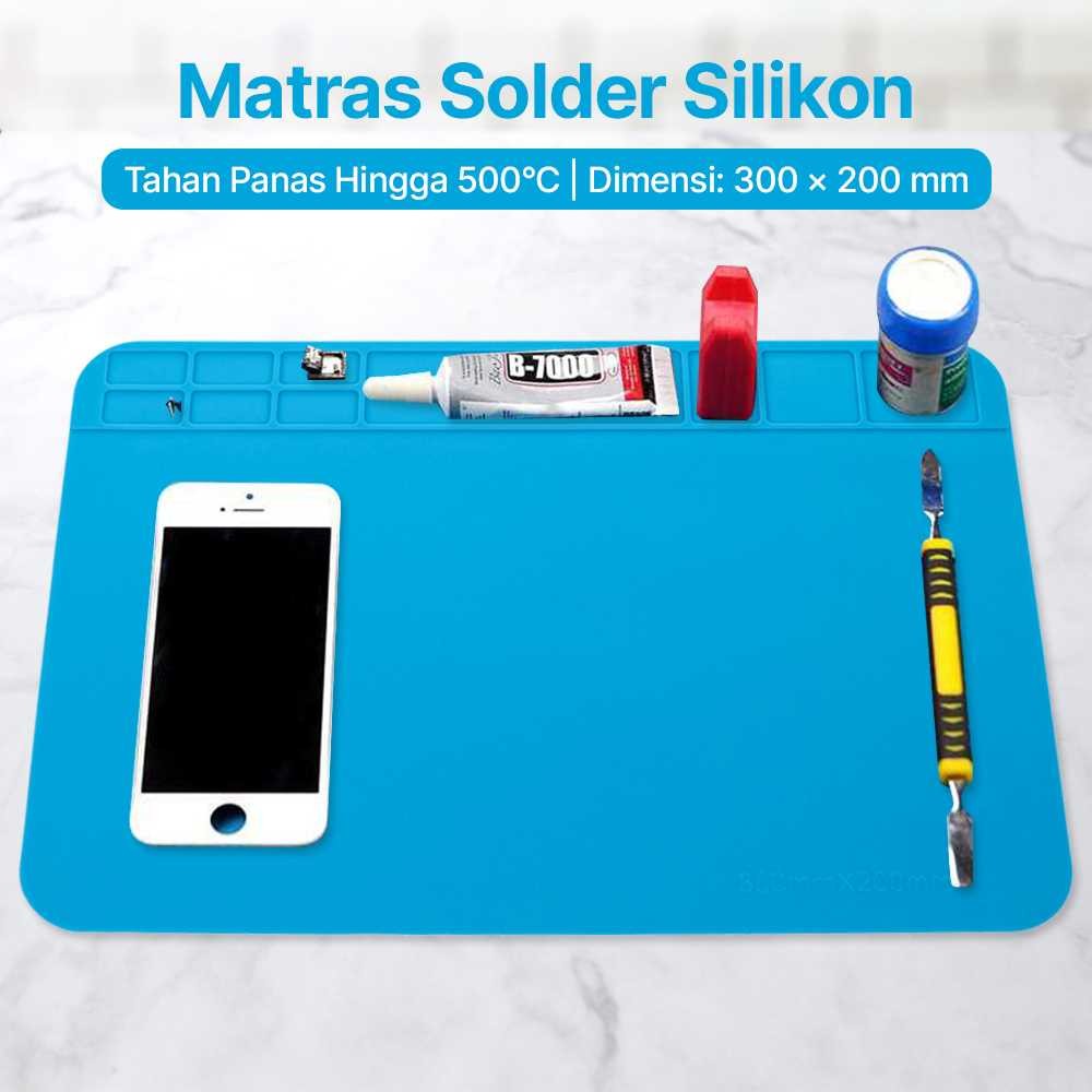 

DUETECH Alas Matras Solder Silikon Soldering Mat Heat Resistant - DFUT001