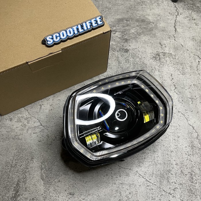 Headlamp Led Daymaker DRL Vespa Sprint iget 3V