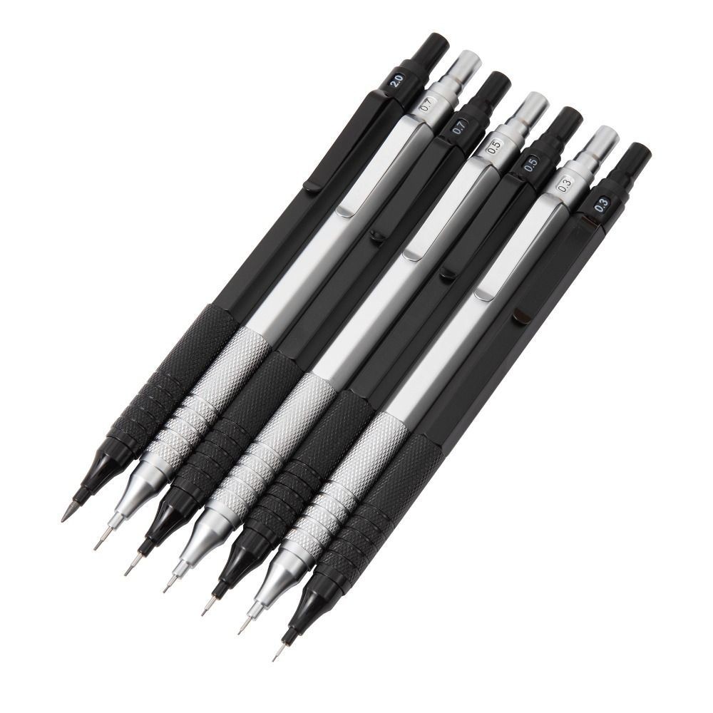 

Metal 0.3/0.5/0.7/0.9/2mm Low Gravity Automatic Pencil Drawing Writing Tool Movable Propelling Mechanical Pencil School Supplies