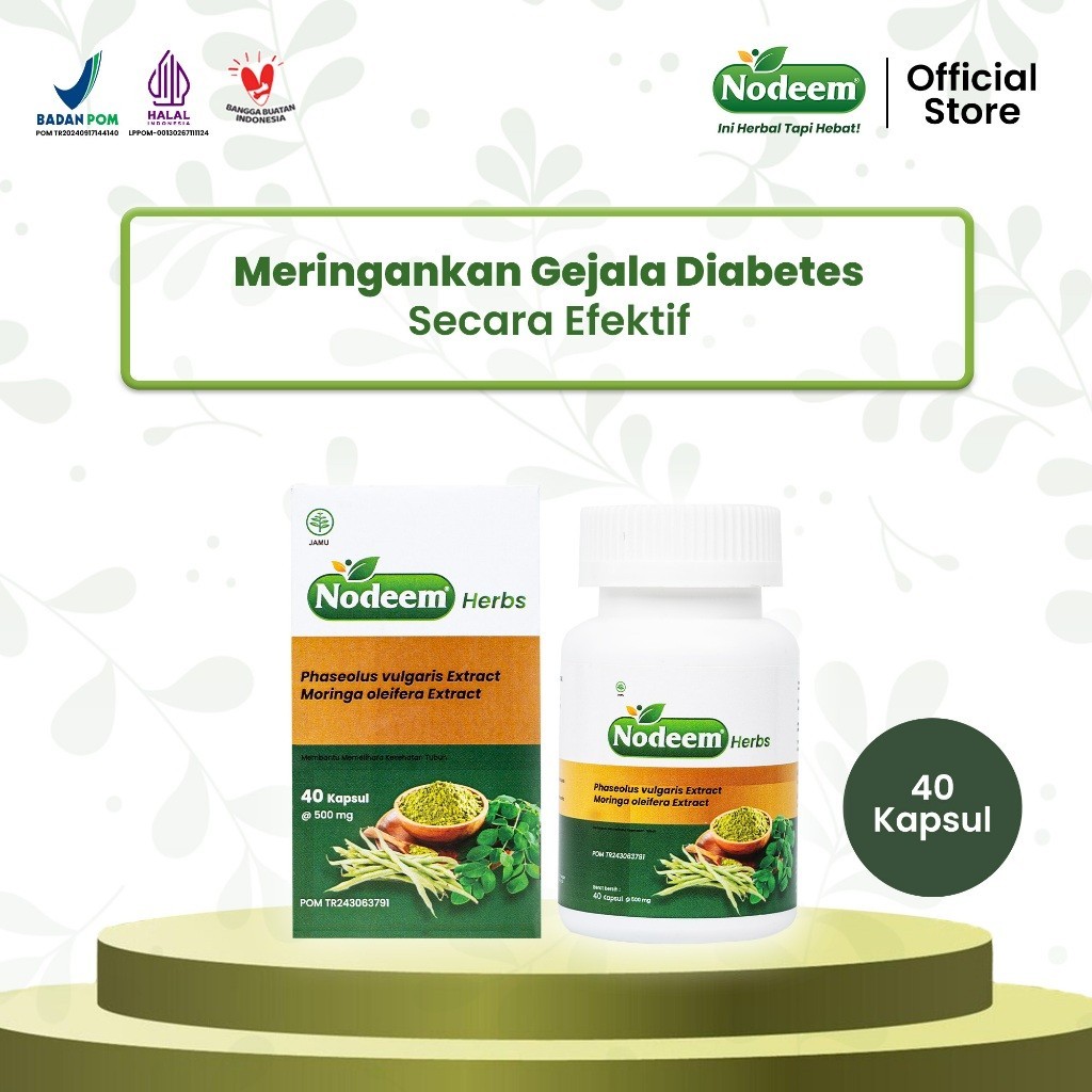 NODEEM - Obat Gula Darah Tinggi Mampu Turunkan Gula Darah