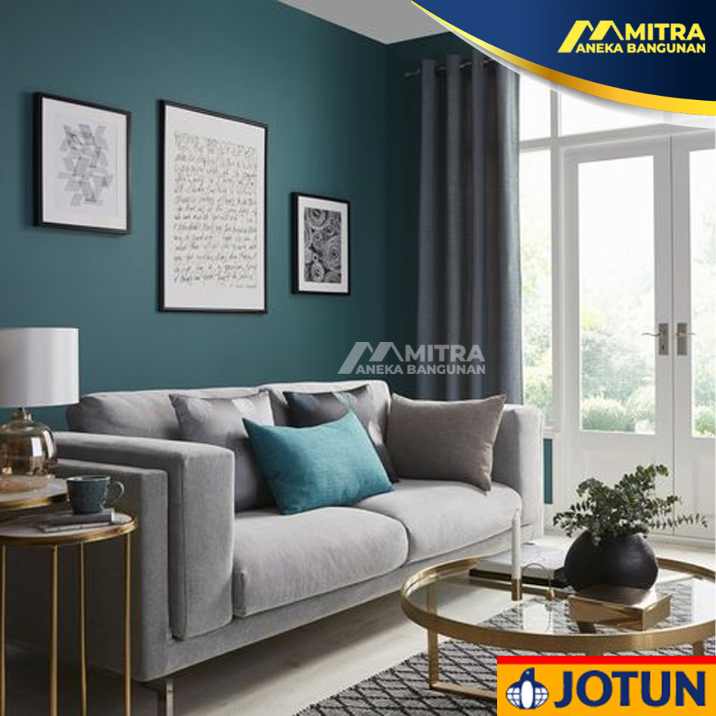 TERLARIS CAT TEMBOK JOTUN INTERIOR EKSTERIOR DARK TEAL 5454 / HIJAU