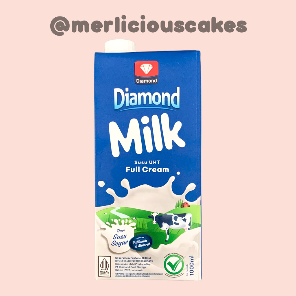 

Diamond Milk Susu UHT Full Cream 1 Liter atau 1000 ml