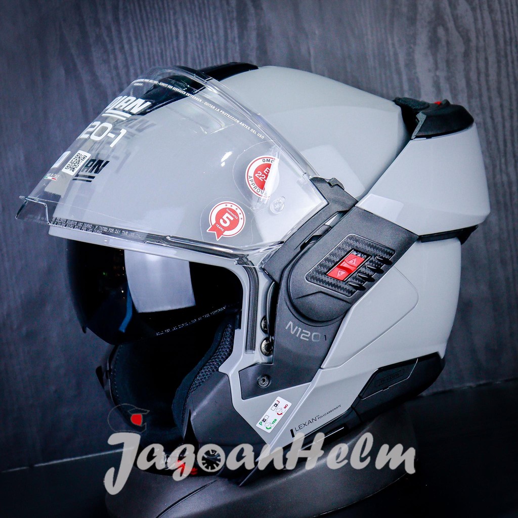 NOLAN HELM N1201 CLASSICO NCOM  #303 | GREY | N120-1 MODULAR