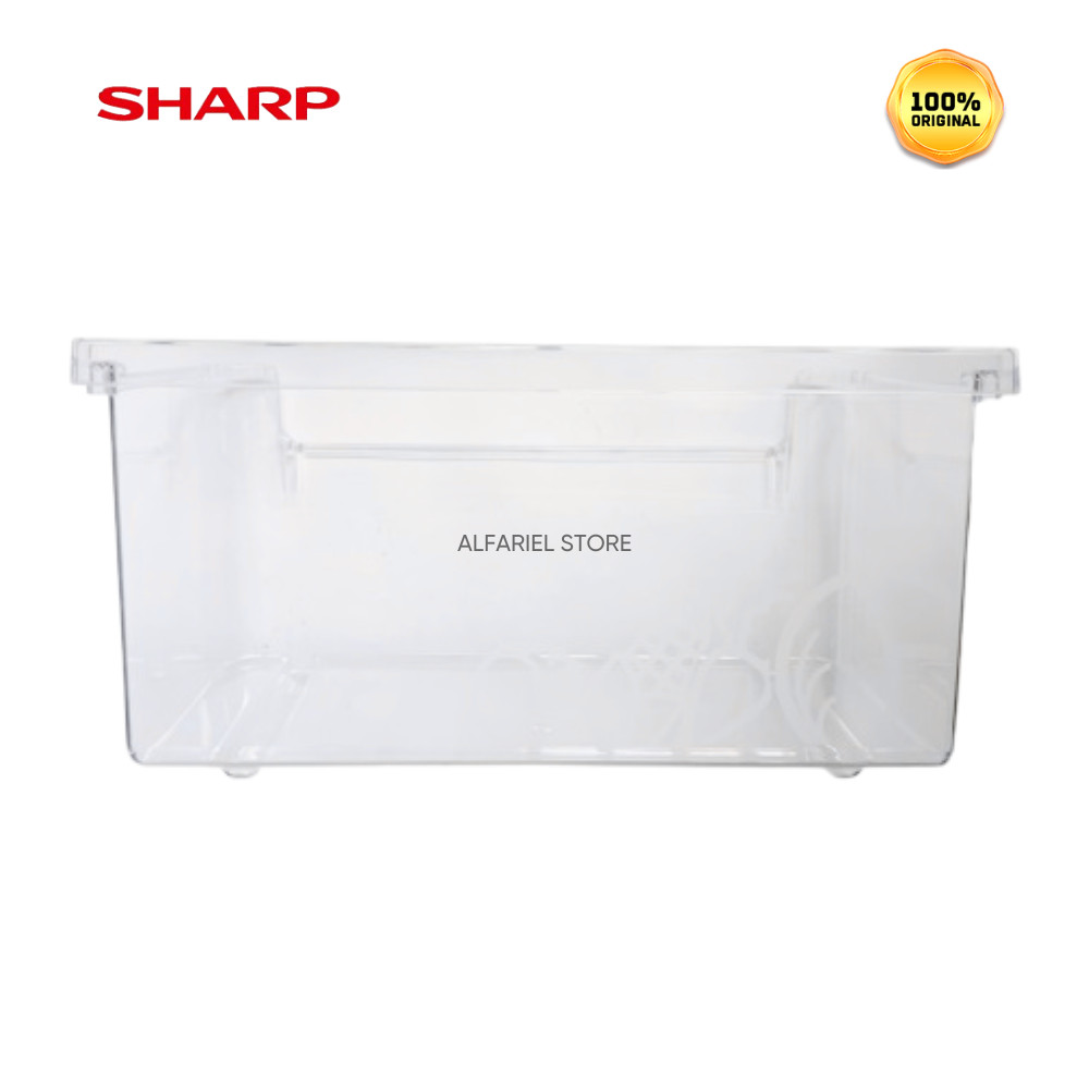 Rak Buah Dan Sayur Kulkas 2 Pintu SHARP SJ-I360FC-GS