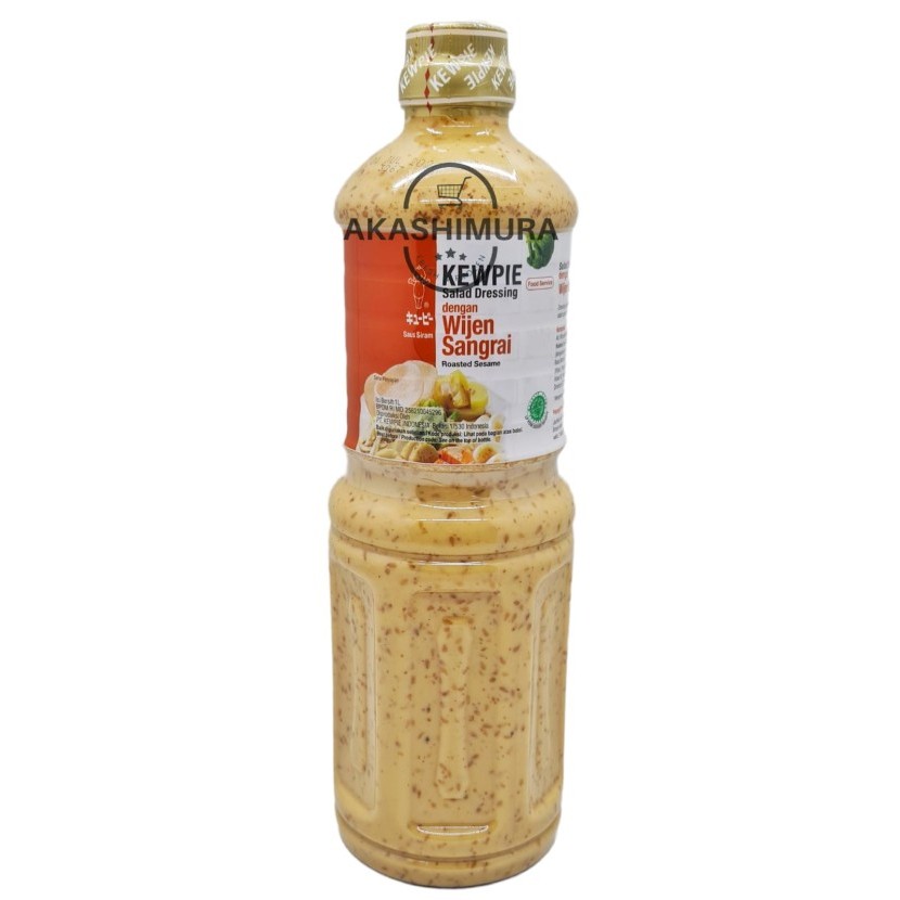 

Kewpie Salad Dressing Roasted Sesame-Wijen Sangrai 1 Liter