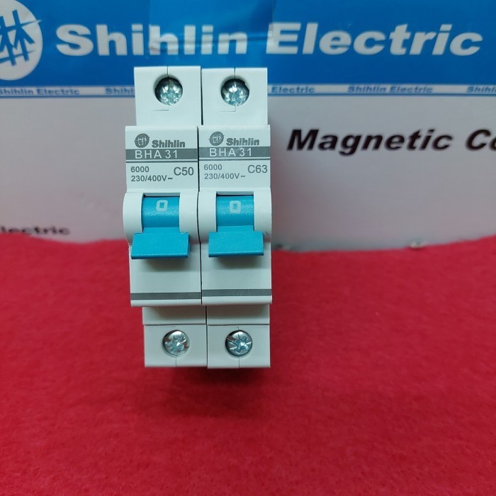 MCB 6 kA TAIWAN 1 PHASE 50A /63A mcb shihlin