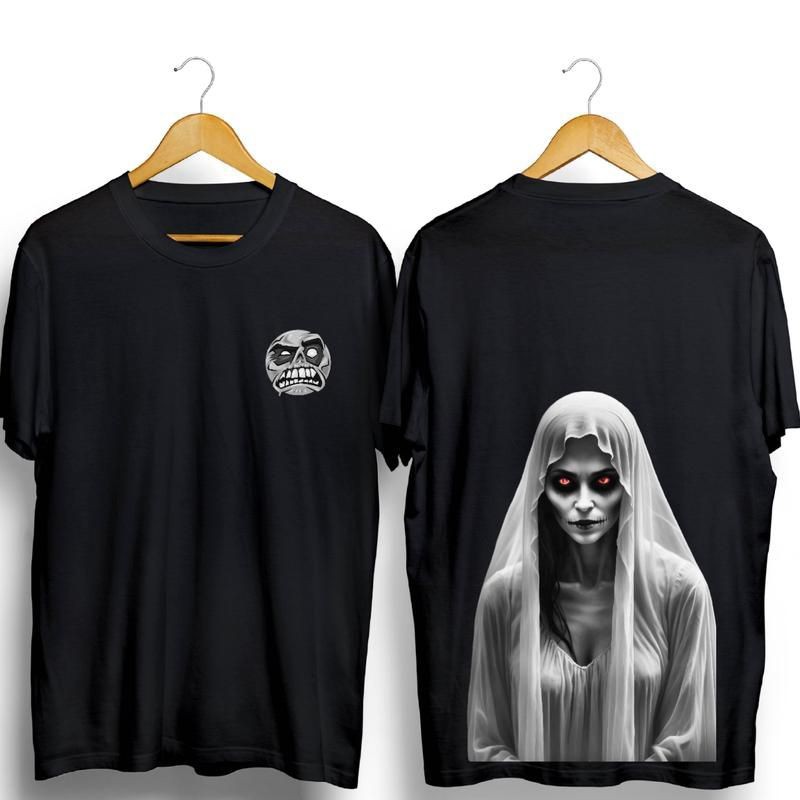 Kaos Kunti Viral Mata Merah / Baju Distro Kuntilanak Cantik / Pakaian pria wanita