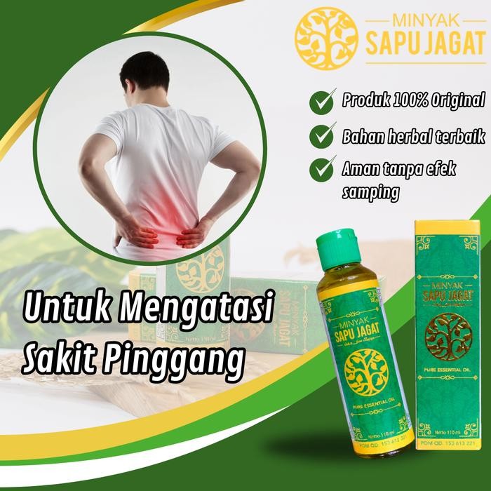 Minyak Sapu Jagat - Minyak Urut Sakit Pinggang, Sakit Pinggang Belakang, Sakit Pinggul, Penghilang S