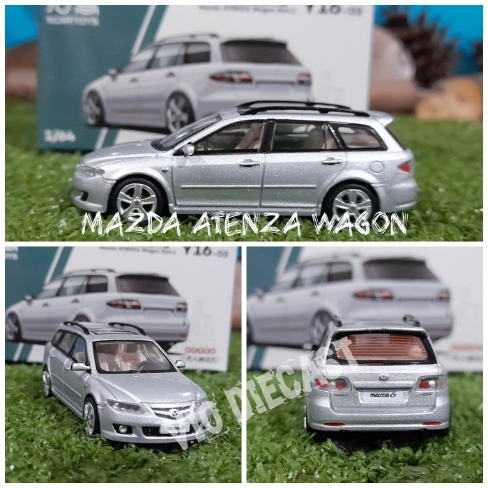 Diecast Mazda Atenza Wagon mainan anak skala 64