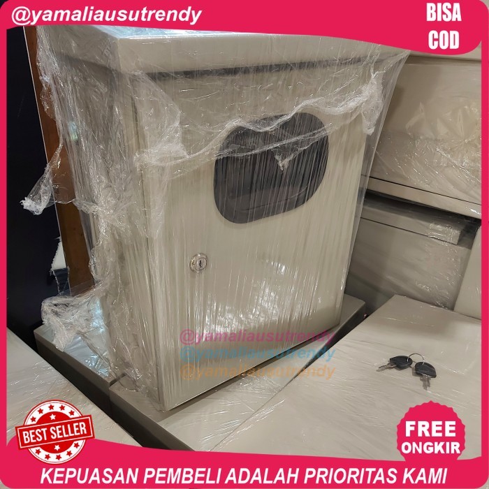 Free Ongkir Box Panel Outdoor Topi Kwh 30 x 40 x 18 cm kaca acrylic