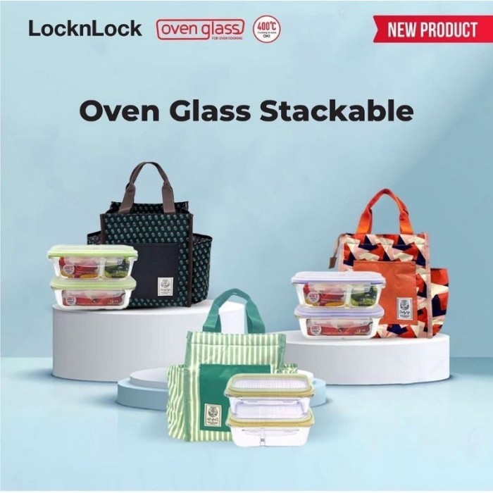 lock n lock Oven Glass Stackable Lunch Box