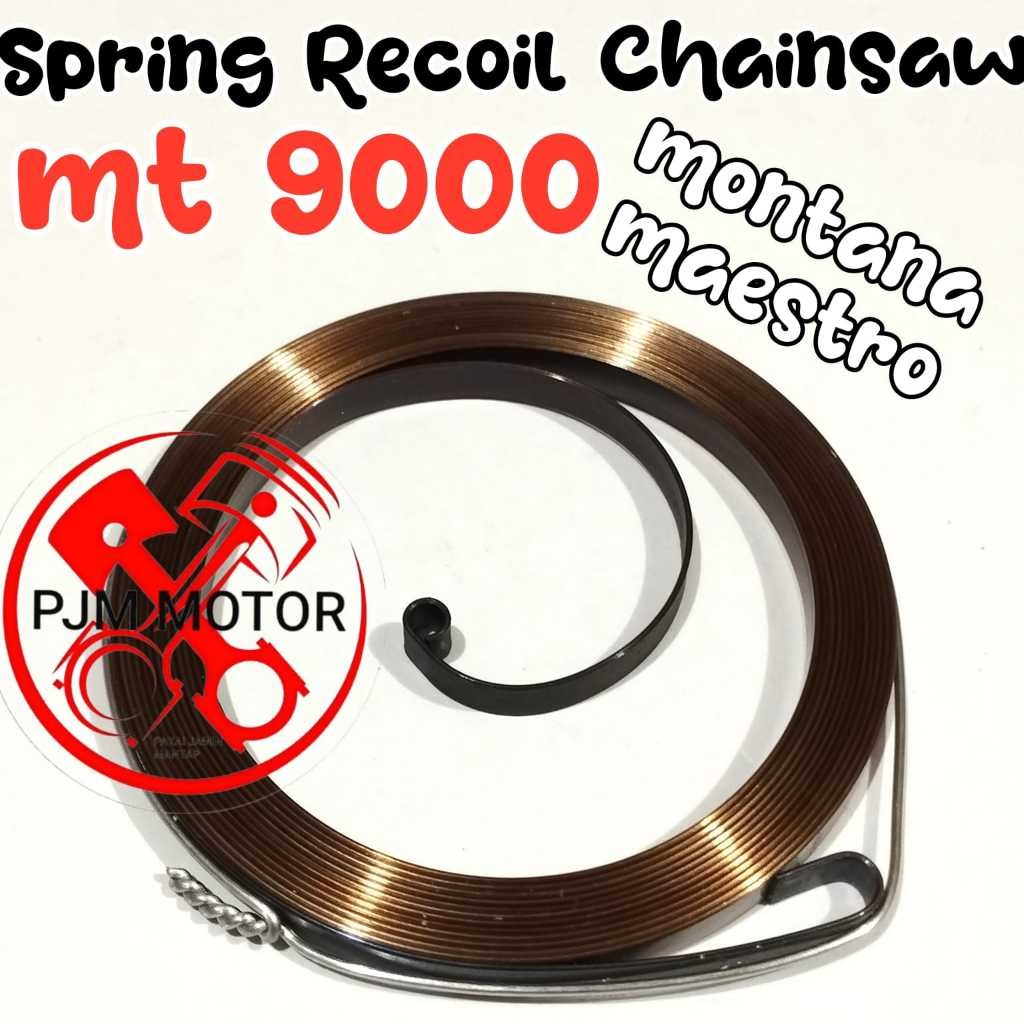 

MT9000 spring recoil per selahan mesin per engkol mesin chainsaw senso sinso montana cs 9000 mtn amplas