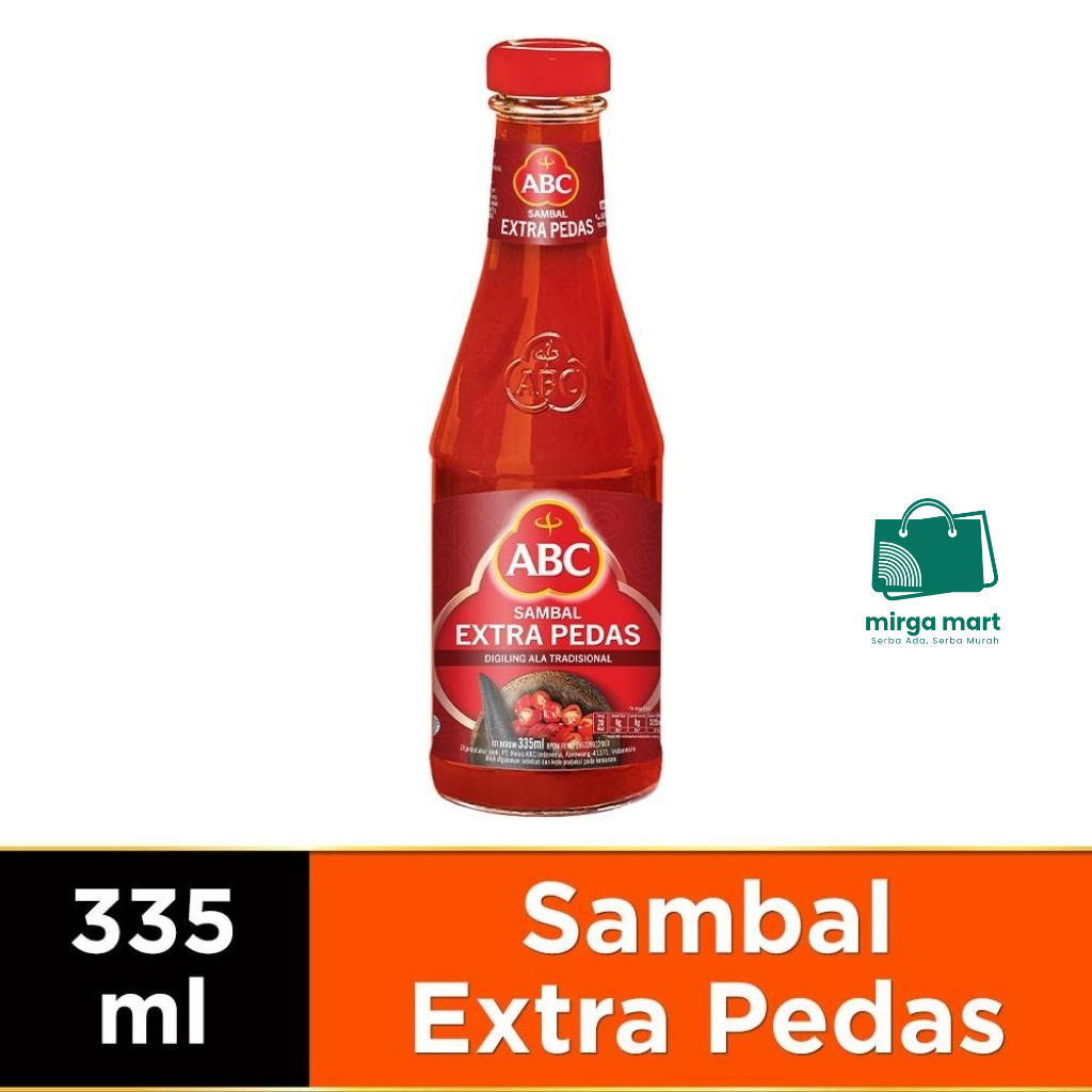 

ABC Sambal Extra Pedas 335 Ml Cabai Hiyung mirga mart mlg