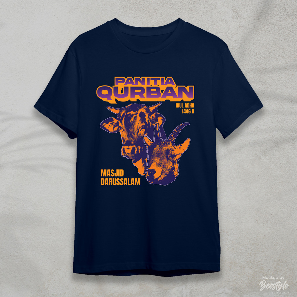 KAOS QURBAN | KAOS PANITIA QURBAN | KAOS CUSTOM PANITIA QURBAN | KAOS COTTON COMBED 30S