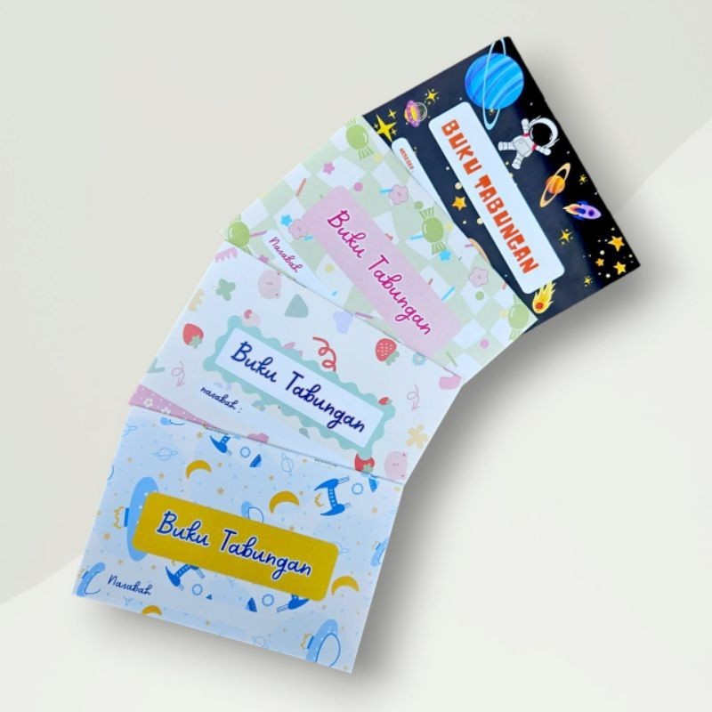 

Buku tabungan sekolah SD,TK,PAUD/buku tabungan anak/buku menabung/buku catatan menabung