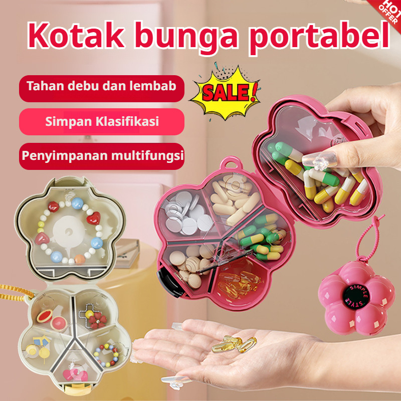 Mini Portable Pill Box Seven Days Medicine Pill Organizer