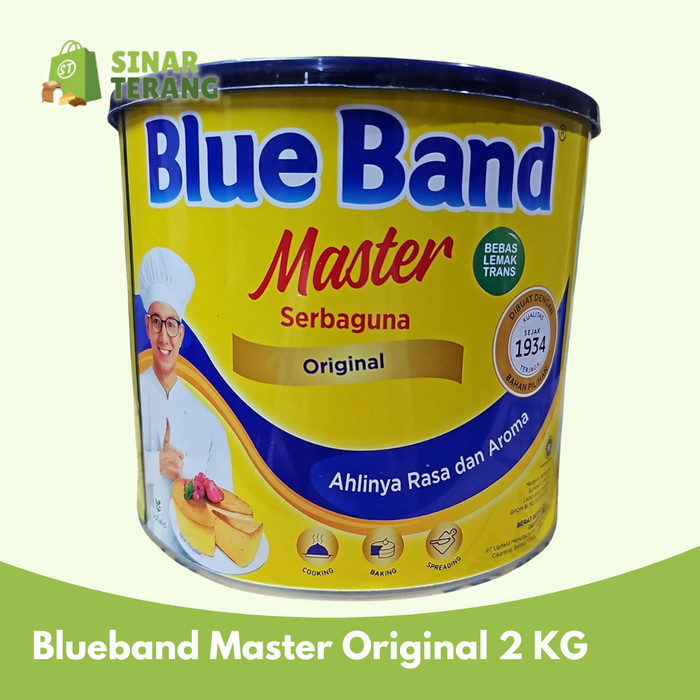 

[[PROMO]] Mentega Blueband Master Original 2 KG kaleng 2kg Serbaguna JNE/SICEPAT - 2kg