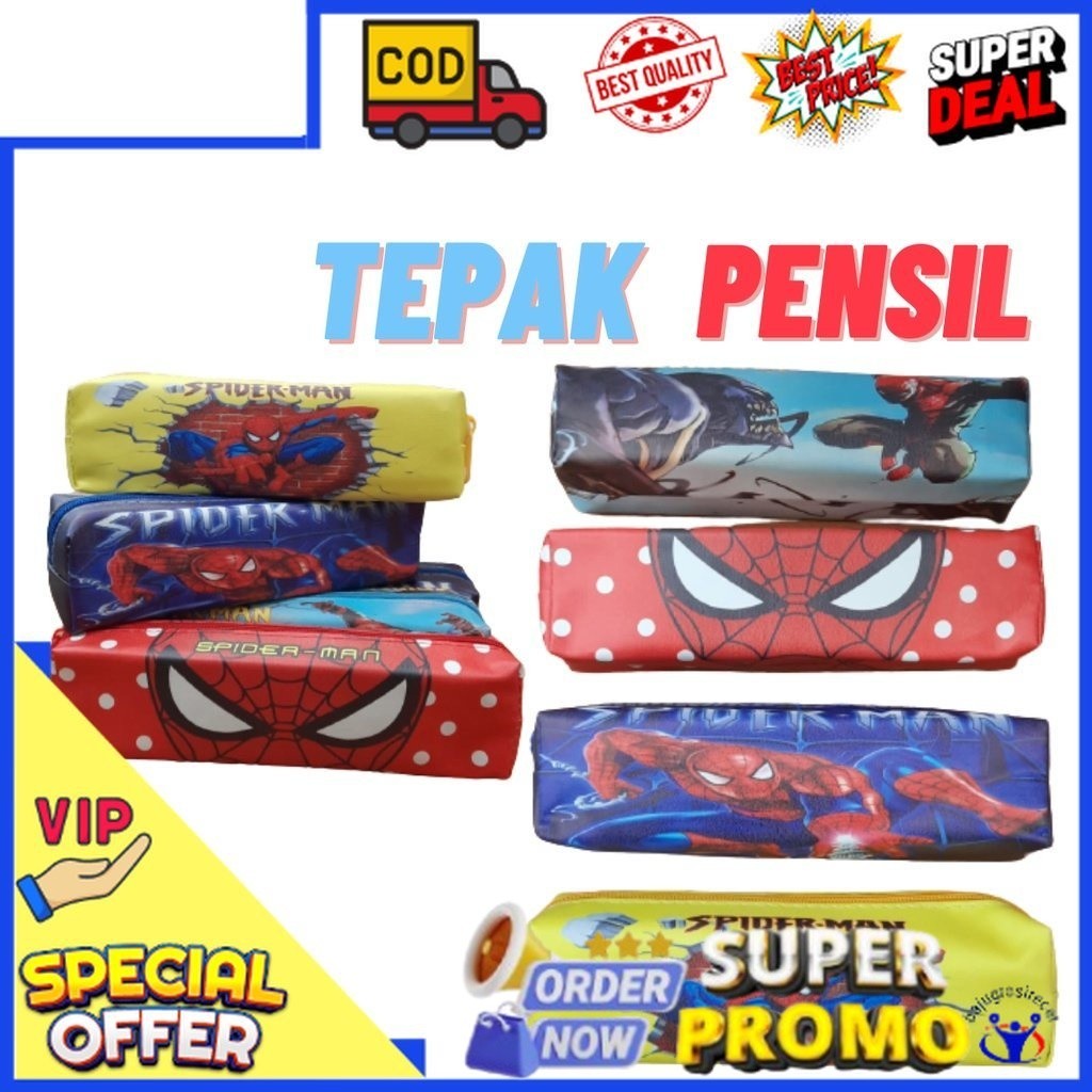 

Bisa Cod Kotak Pensil Karakter Spiderman Tempat Pensil Lucu Viral Tas Pensil Serbaguna Tempat Alat Tulis
