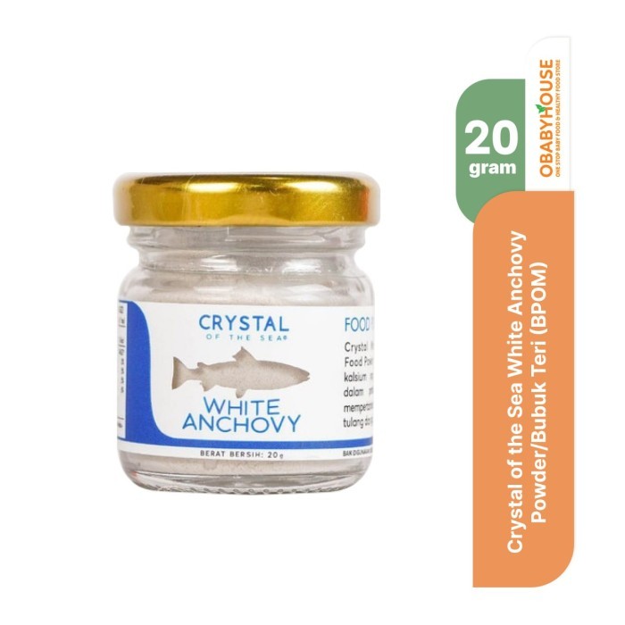 

[[PROMO]] Crystal of the Sea White Anchovy Powder / Bubuk Teri 20 gr (BPOM)