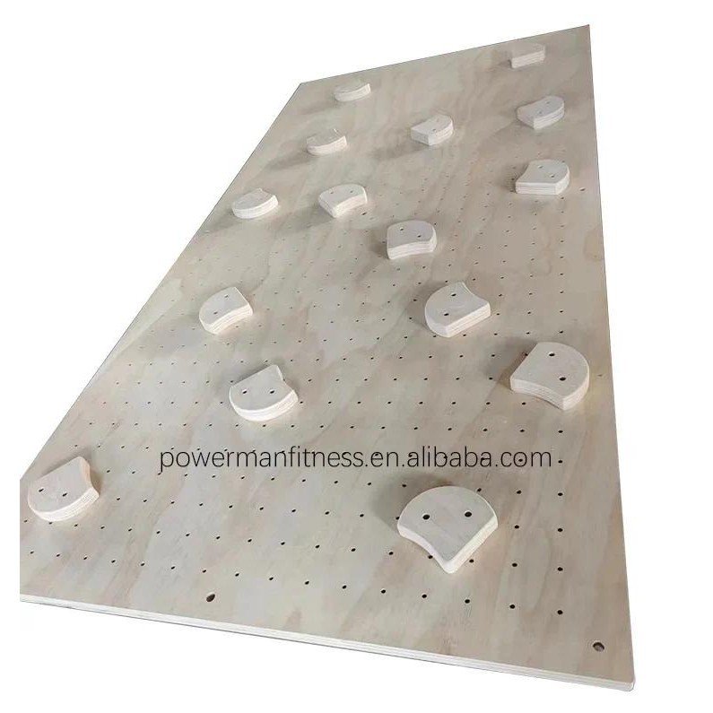 Playground Indoor Outdoor Workouts Customized Rock Climbing Wall Wood for kids