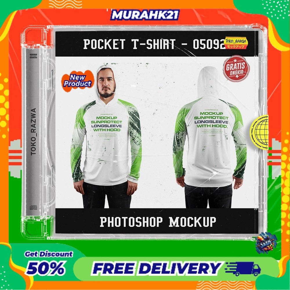 Photoshop Mockup - Kaos lengan panjang - Depan Belakang - 070924 NEW MOCKUP