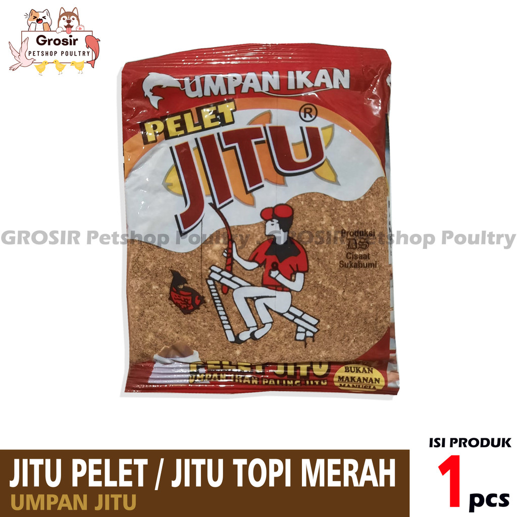 Pelet Jitu Merah Jitu Topi Merah Jitu Pelet Umpan Pancing Ikan