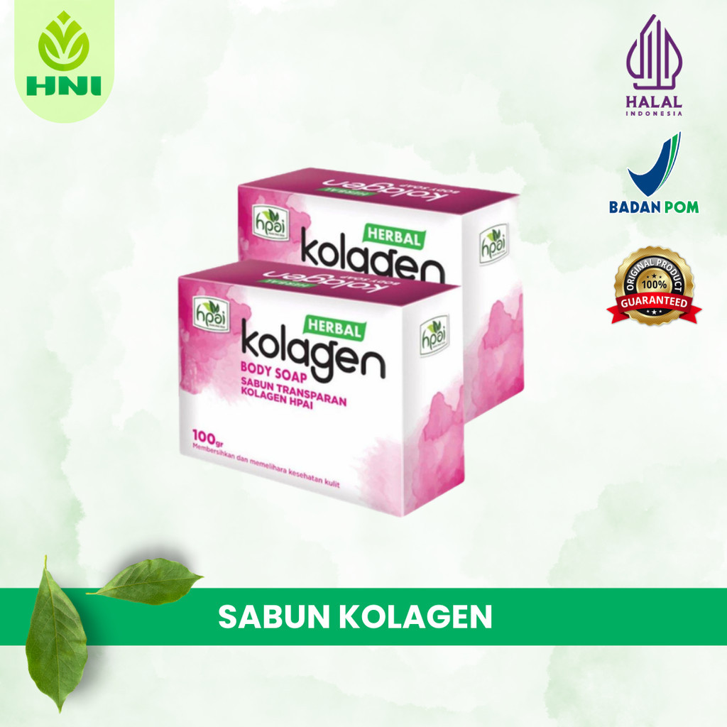 

Sabun Kolagen Asli original Cleansing dengan kandungan kolagen tinggi - HNI BPOM