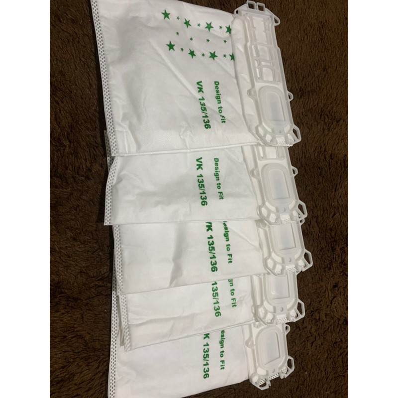 JAMIN MURAH kantong debu dust bag vorwerk vk 135 vk 136 dan fp 135 fp 136 Original harga terjangkau(