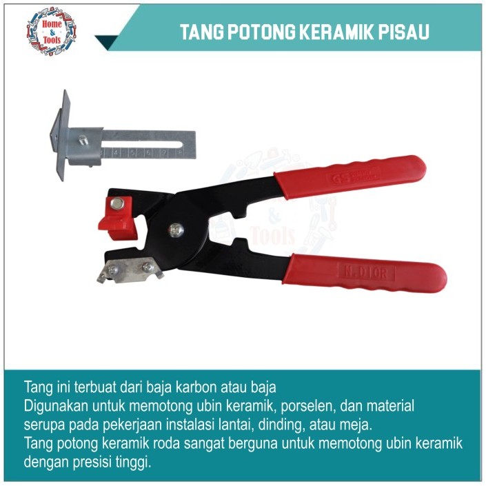 Tang Potong Keramik Pisau / Tang Potong Keramik Roda / Tang Potong Kaca dan Keramik / Tang Potong Pi