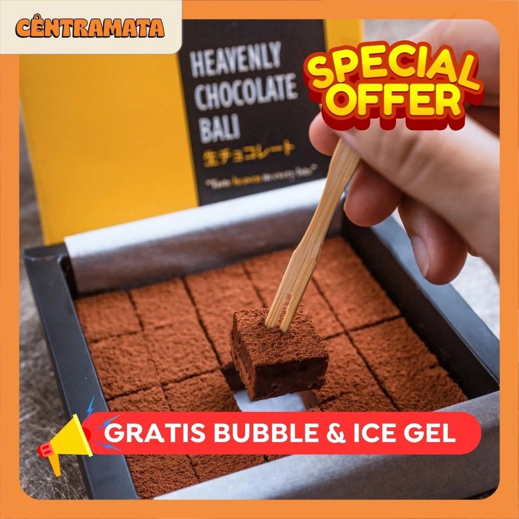 Heavenly Chocolate Bali - Square Box | Asli Bali | Oleh Oleh Bali