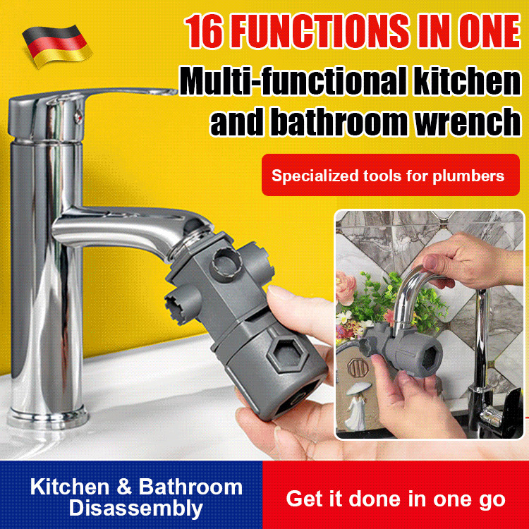 ⭐COD+24H Pengiriman Cepat⭐[GRATIS ONGKIR] Alat Pembuka Multifungsi Untuk Kepala Keran/Kitchen Bathro