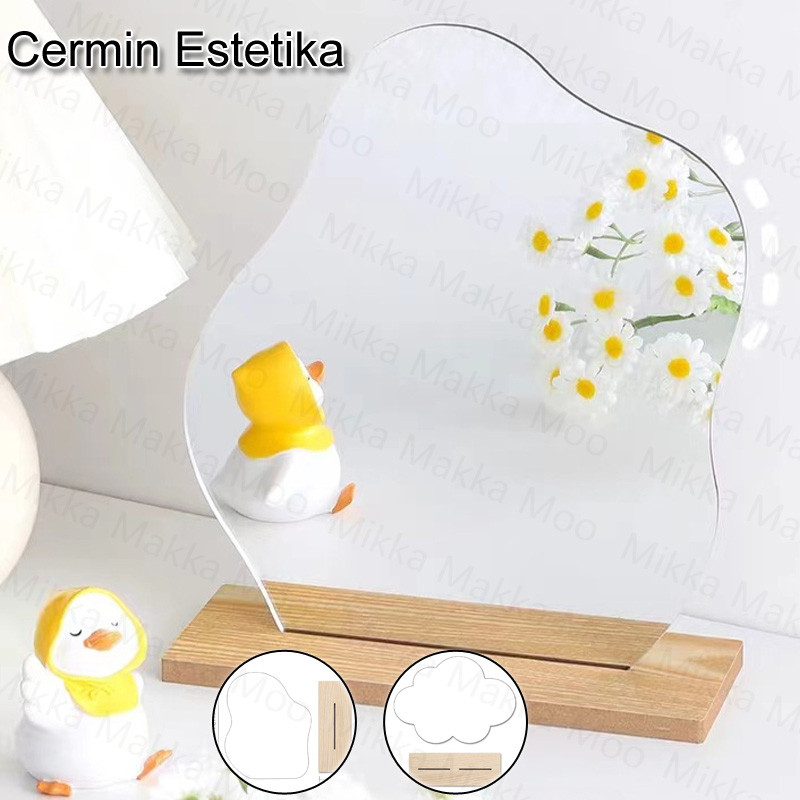Cermin Estetika / Cermin Lipat / Cermin Rias / Lensa Tidak Beraturan / Cermin Rias / Cermin Meja / K