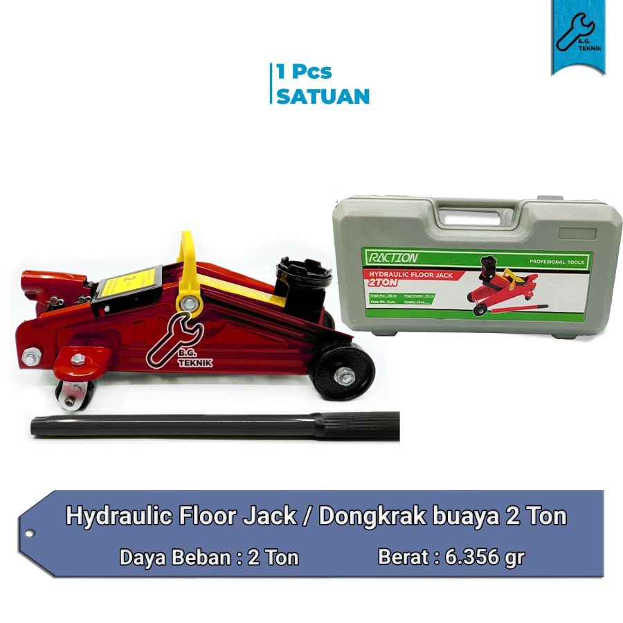 DONGKRAK BUAYA 2 TON Hidrolik Floor Jack 2ton Mobil