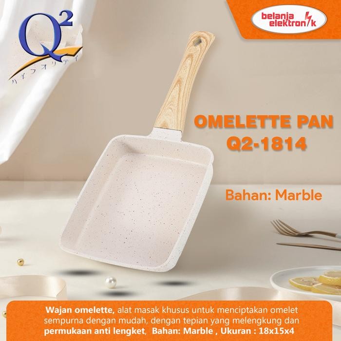 Egg Fry Pan Non-stick Wajan Penggorengan Telur Omelette Q2 1814 - Q2-081-Q-181418CM