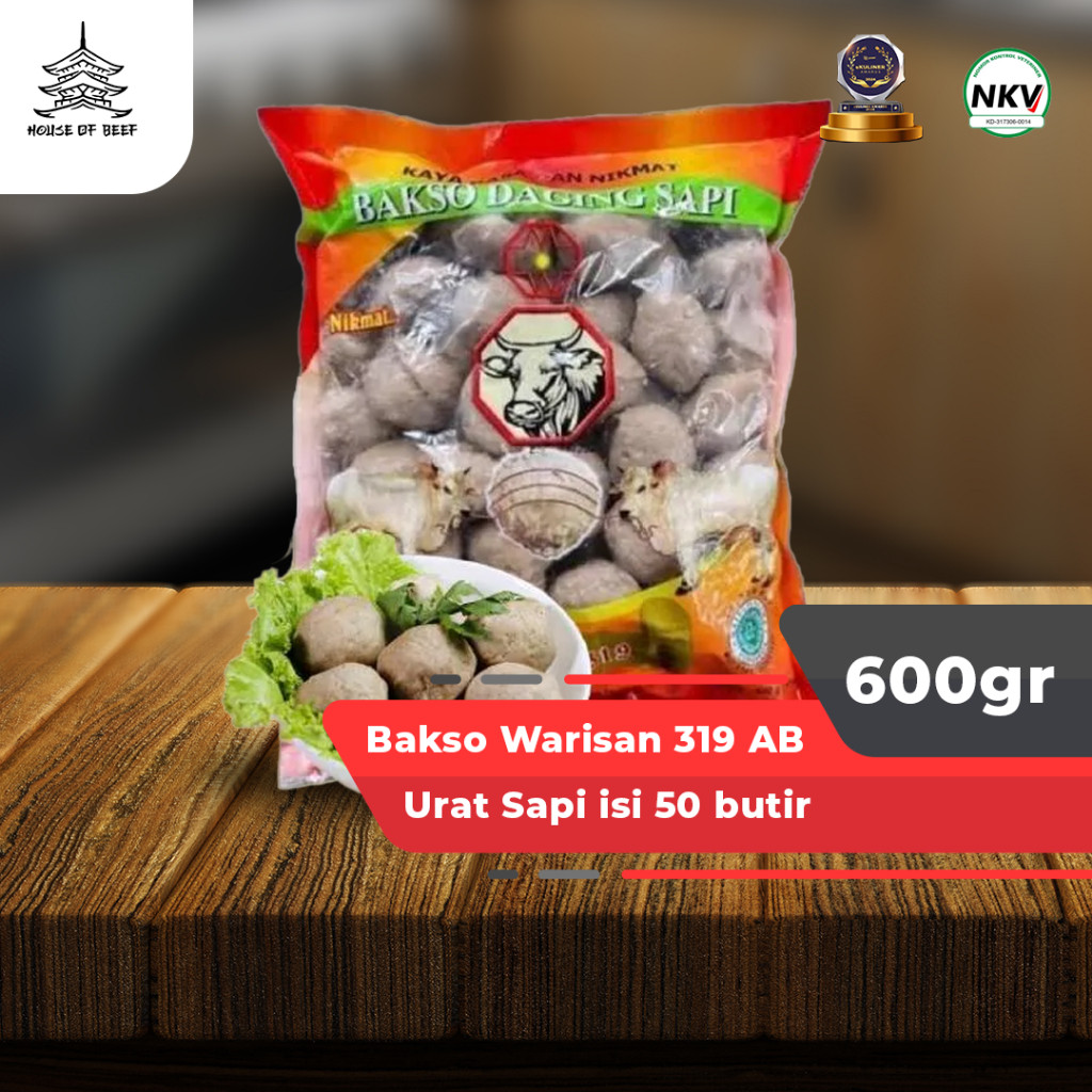 

Terlaris viral Bakso Warisan 319 Urat Is 50 Frozen