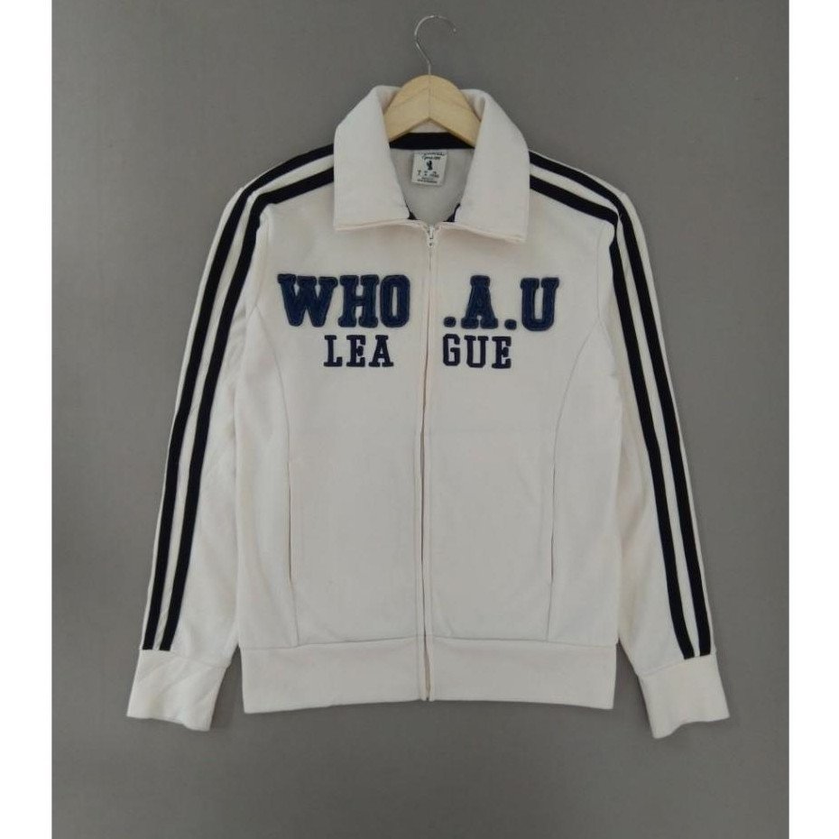 FAGRES_SHOP Jaket WHO AU League Tracktop Casual Pria Wanita / Jaket STM Who Au Premium Quality Distr