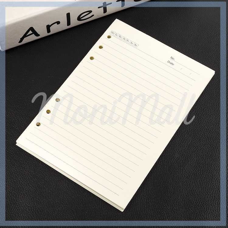 

MINKYS Kertas Binder Loose Leaf Paper Refill 6 Lubang A5 80 Pages - MY5