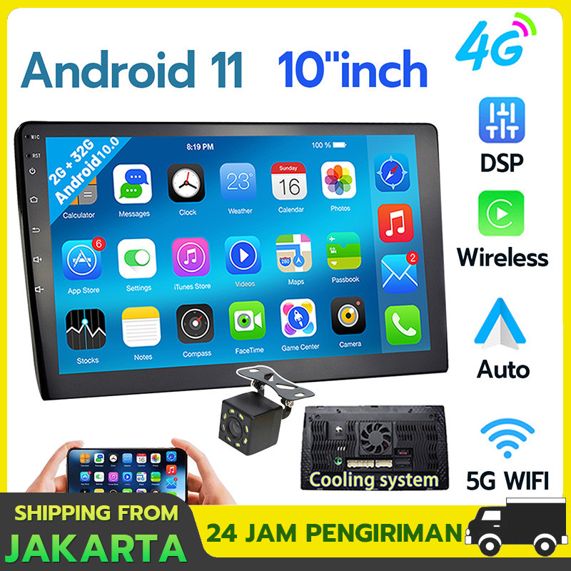 4G+64G IPS Screen Head Unit android 7/9/10/11.8 Inch Car Android 13 Navigasi Untuk TOYOTA Daihatsu M