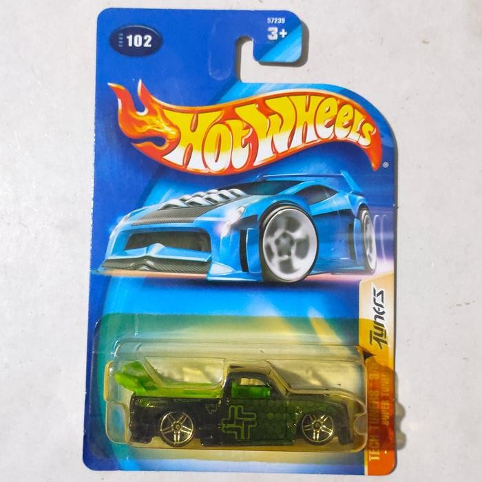 TR99 Hotwheels Hot Wheels Super Tuned hijau 2004 Tech Turners