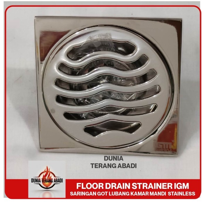 IGM Floor Drain Strainer Saringan Got Lubang Kamar Mandi - Saringan Got Heavy Polished