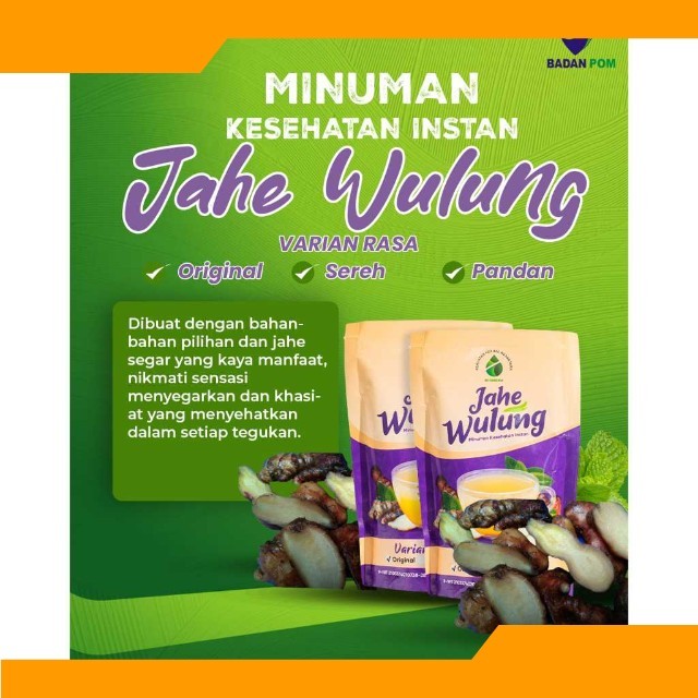 

Minuman serbuk jahe wulung minuman kesehatan murah dan berkualitas