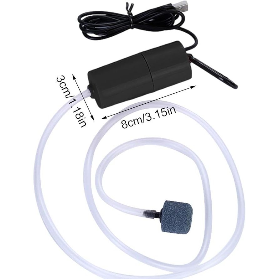 [MADA]Pompa USB Aerator A1 Emergency Air Pump Umpan Pancing Aquarium Aquascape 0258