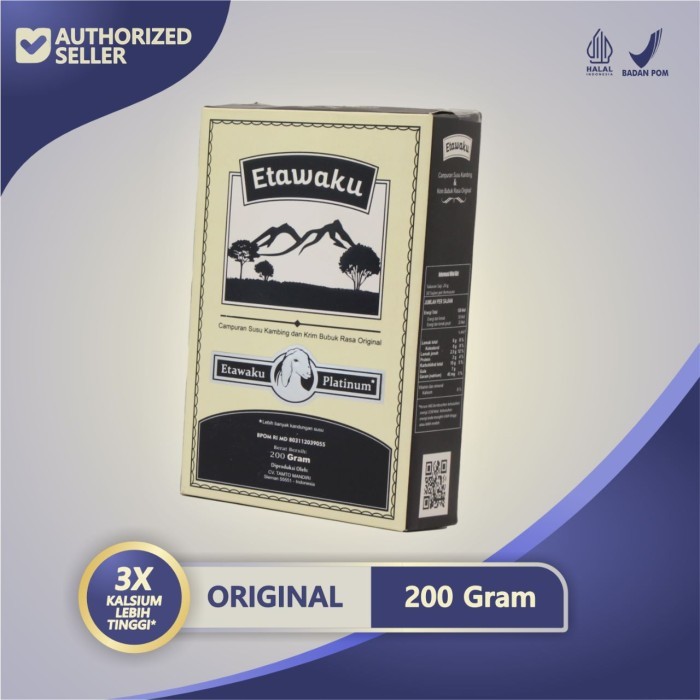 

Etawaku Platinum Susu Kambing Etawa Atasi Sesak Nafas dan Nyeri Sendi Termurah 200 gr