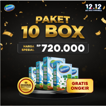 

(10 BOX) PEKAT SUSU ETAWA GAMAT GAMAMILK - Paket Sehat Menjaga Kepadatan Tulang