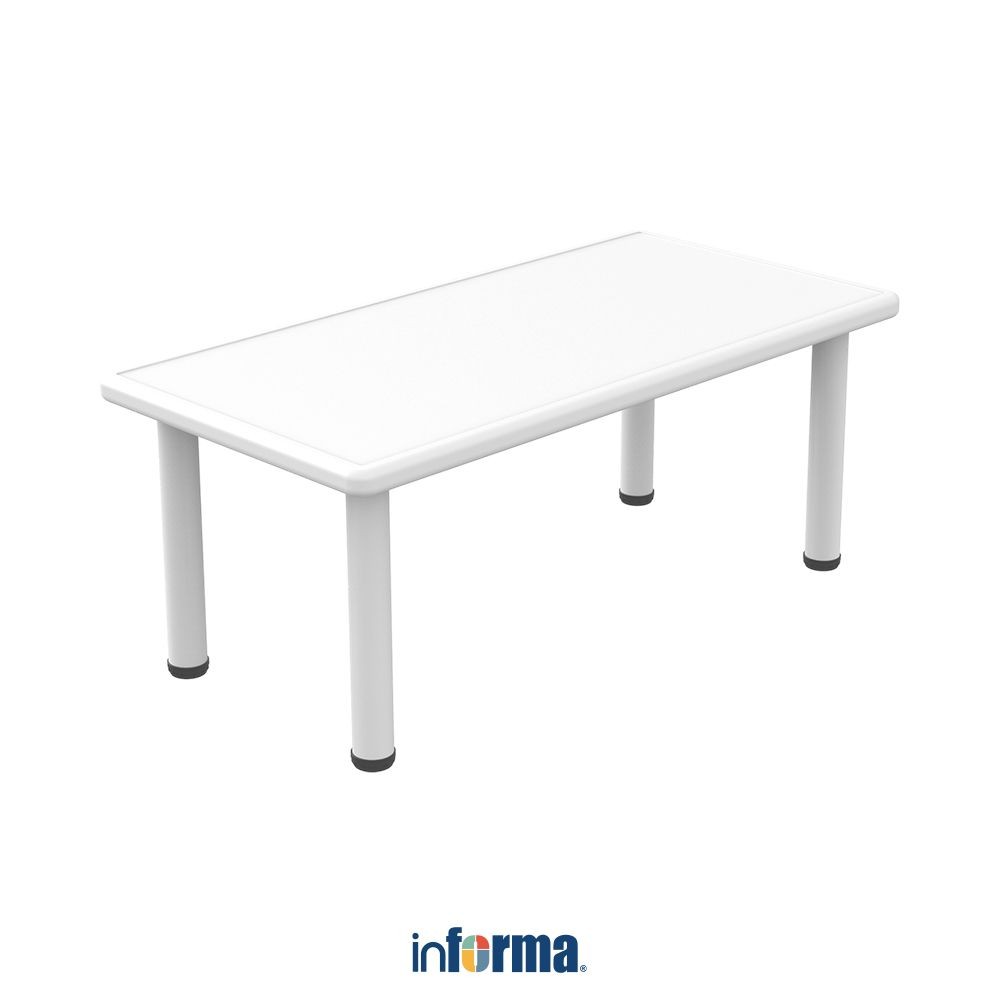 Informa Yaris Meja Anak Rectangle - Abu-Abu Multifunctional Kids Table Meja Kecil Serbaguna Perlengk