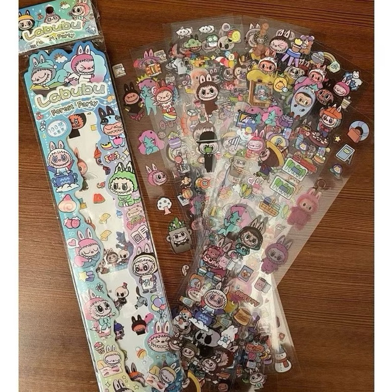 

(ISI 1 )STIKER 2D PANJANG LABUBU