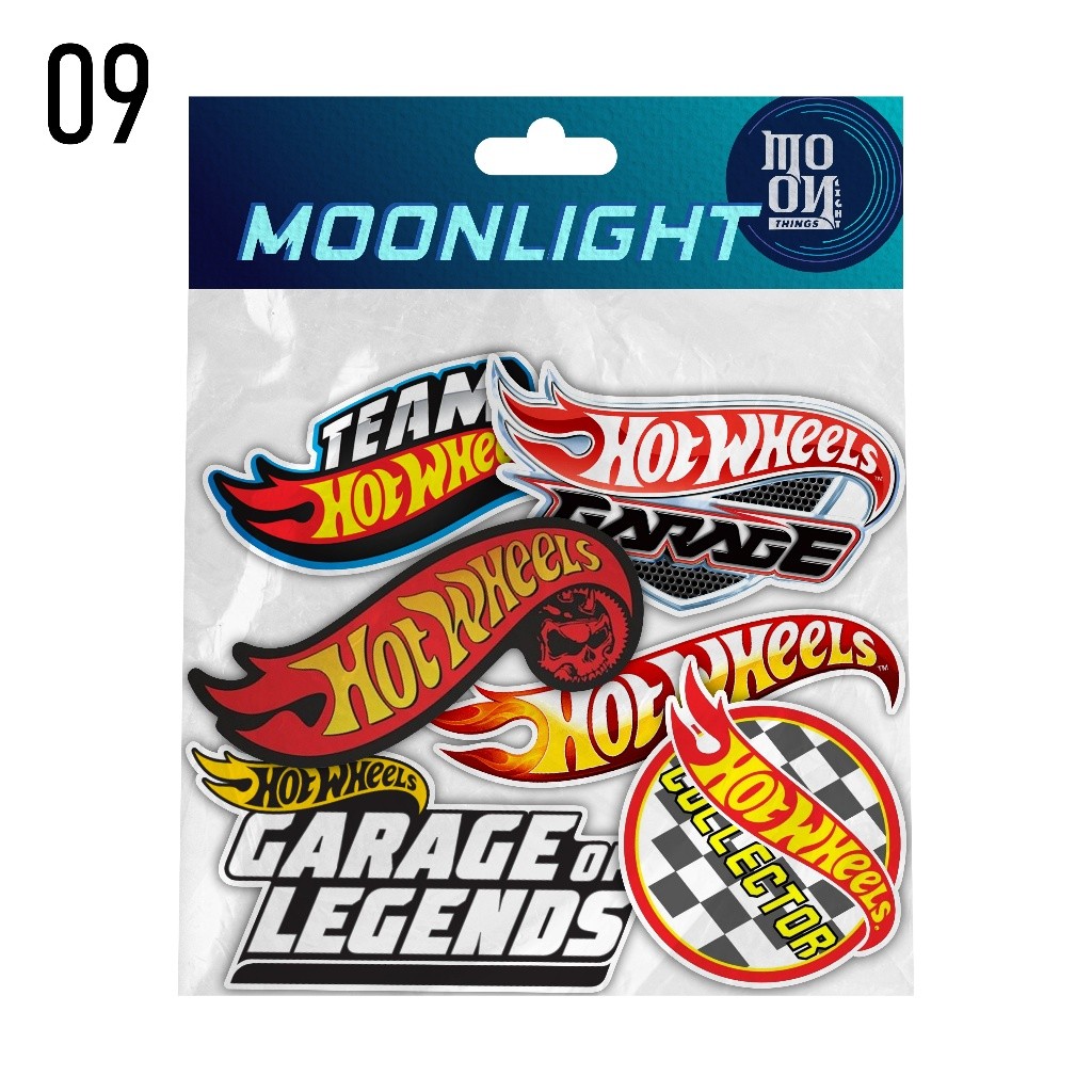 

STIKER PACK HOTWHEELS TEAM HOT WHEELS - MOONLight 10