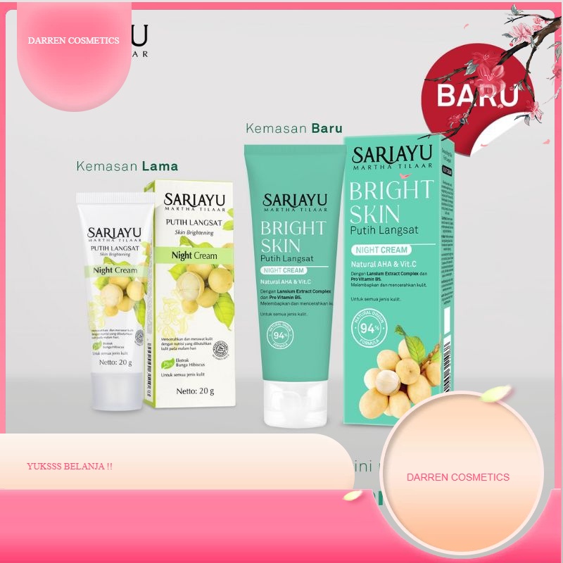 Night Cream putih langsat sariayu